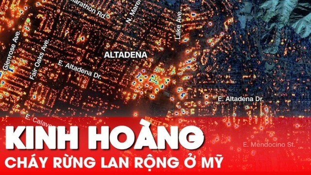 Kinh hoàng cảnh tượng cháy rừng lan rộng ở Mỹ