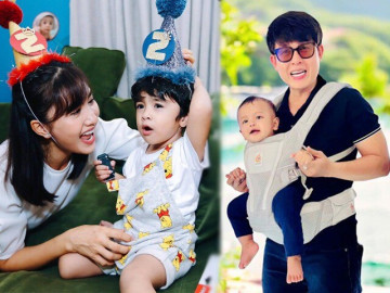 Dàn quý tử của sao Cổng Mặt Trời: Nguyệt Ánh hạ sinh soái ca nhí lai Ấn, Hòa Hiệp có con trai ở tuổi 43
