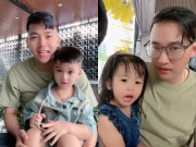 Giải trí - 2 con Thanh Đoàn và Hà Trí Quang được nuôi dạy lễ phép, mỗi bé thừa hưởng nét đẹp từ một bố