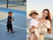 Giải trí - Con trai Minh Hằng gần 2 tuổi đã được mẹ dạy chơi pickleball, có đam mê chuẩn thiếu gia tập đoàn nghìn tỷ