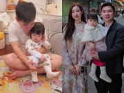 Giải trí - Con gái Đỗ Mỹ Linh bị phạt liền biết làm nũng với bố Chủ tịch, con trai Bầu Hiển cực cưng chiều "bình rượu mơ"