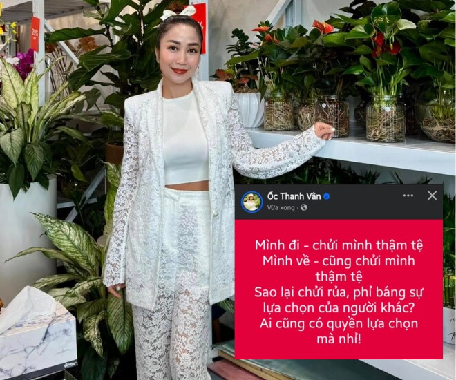 Ốc Thanh Vân lên tiếng khi nhận về nhiều ý kiến trái chiều trong thời gian qua.