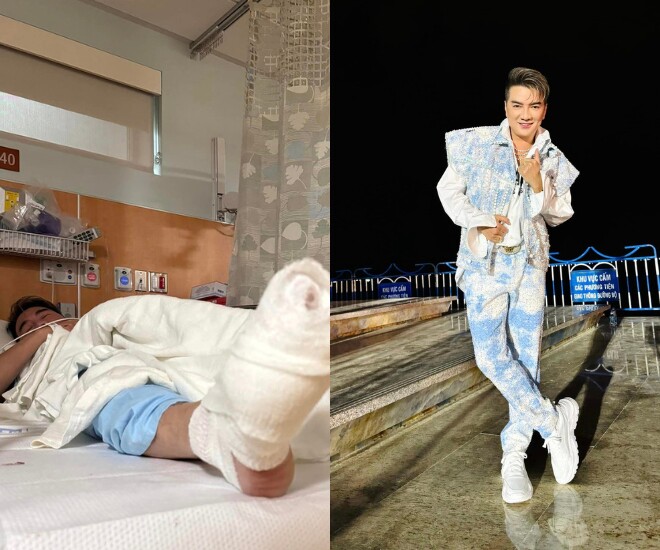 Đàm Vĩnh Hưng mất nhiều ngón chân sau sự cố ở biệt thự của vợ chồng Bích Tuyền.