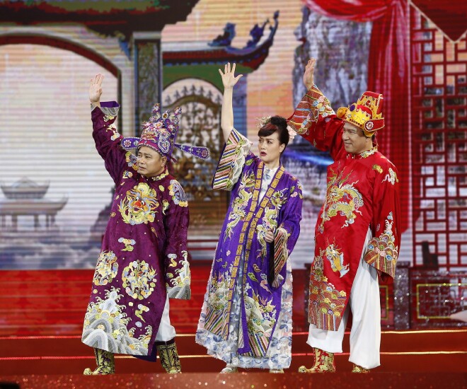 Dàn diễn viên gạo cội quay lại “Táo Quân 2025”.