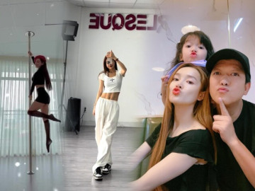 Nhã Phương khoe vòng eo múi nào ra múi đó nhờ học múa cột, muốn sinh thêm con cho Trường Giang