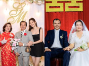 Giải trí - Bố mẹ sao Việt kỷ niệm đám cưới: Hoa hậu Khánh Vân nhảy múa hết mình, mẹ Hòa Minzy khóc khi lần đầu đeo nhẫn