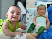 Giải trí - Con trai lai Ấn có khuôn mặt đặc biệt của Võ Hạ Trâm 5 tháng tuổi đã hết "quạu cơ địa", thấy ống kính là cười