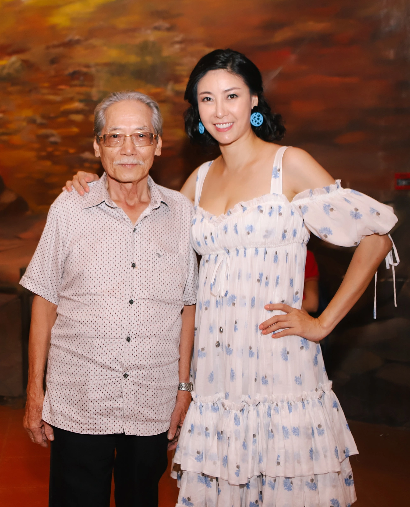 Hà Kiều Anh yêu thương và kính trọng người bố dượng đầu tiên - NSƯT Quốc Trụ.