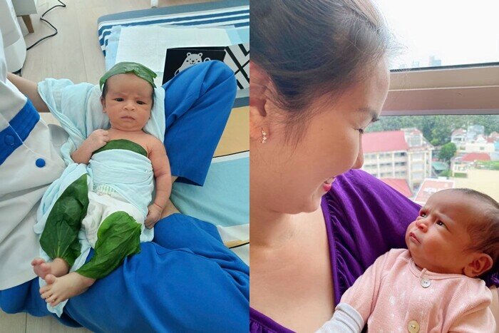 Nhóc tì Milo có biểu cảm giống hệt chị gái lúc nhỏ.