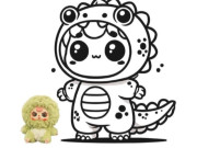 Nuôi con IQ EQ - 15 bức tranh tô màu Baby Three, cho bé thỏa sức sáng tạo ra nhiều phiên bản