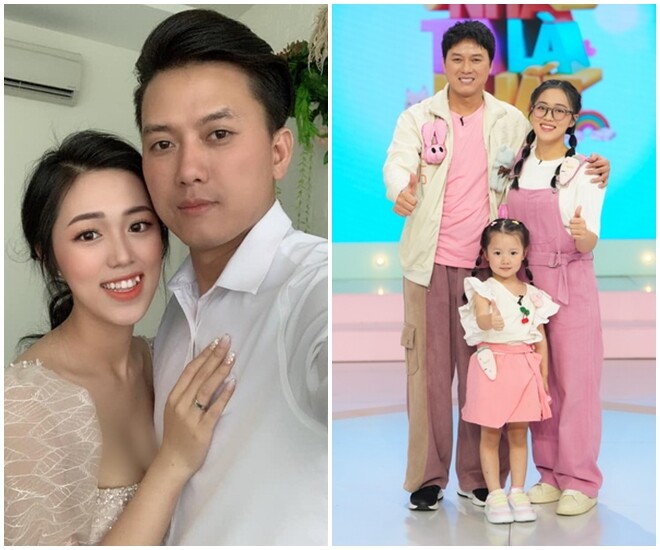 Vợ Quách Ngọc Tuyên thua chồng hẳn 1 cái đầu.