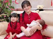 Yêu con - Em chồng ghê gớm nhất màn ảnh Việt ngoài đời làm mẹ 2 bé gái, Tết nào cũng mang tiền lì xì của con đi mua vàng