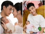 Yêu con - 42 tuổi mới có con đầu lòng, Hồ Quang Hiếu chăm con râu mọc dài không buồn cạo, Mạc Văn Khoa thảm hơn