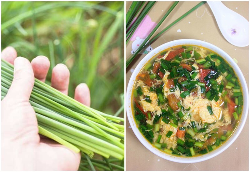 Mẹ có thể nấu canh cà chua trứng hẹ, canh hẹ đậu phụ thịt, canh hẹ nấm... cho con thưởng thức. Đảm bảo bé sẽ thích mê.