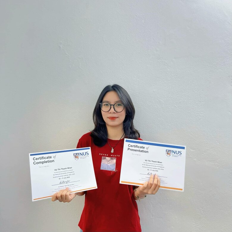 Có thời điểm khó khăn trong nghiên cứu nhưng khi suy nghĩ đến mong muốn giúp đỡ những bệnh nhân giống như bố của mình, Nhàn lại có động lực bước tiếp. 