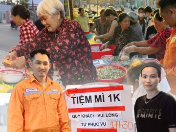 Tiệm mì 1.000 đồng của vợ chồng công nhân ở Vũng Tàu, sẵn sàng chia sẻ khó khăn với người nghèo