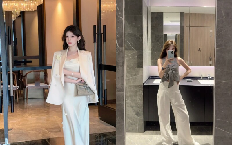 Trước đây, thời trang công sở thường gắn liền với sơ mi kín cổ, quần âu hay váy bút chì nghiêm túc. Tuy nhiên, ngày nay nhiều công ty đã thoải mái hơn, cho phép chị em tự do thể hiện phong cách cá nhân, miễn là vẫn giữ được sự chuyên nghiệp.