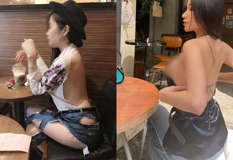 Không chỉ đơn thuần là những bộ cánh quyến rũ, một số chị em còn chọn những outfit quá hở hang, thậm chí để lộ cả nội y, khiến nhiều người xung quanh cảm thấy bối rối, ngượng ngùng.