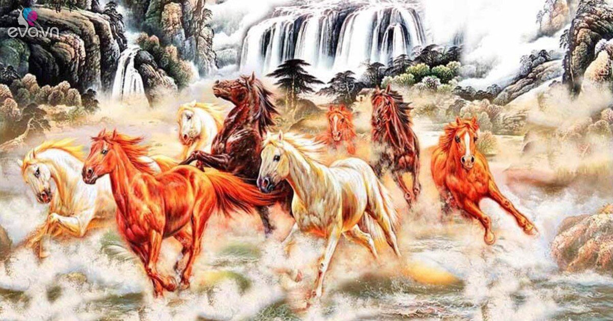 Tại sao tranh phong thủy mã đáo thành công luôn có một con ngựa quay đầu lại? Hóa ra đây là lý do