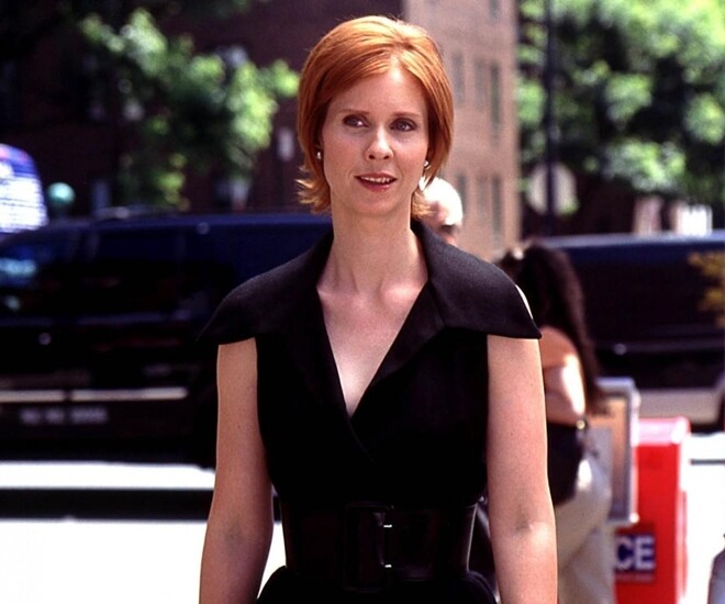 Cynthia Ellen Nixon trong vai Miranda Hobbes trong bộ phim Sex and the City.