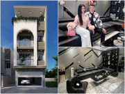 Nhà đẹp - Mỹ nhân 9X xây căn biệt thự 13 tỷ rộng 330m2 ở Bắc Ninh, phủ màu đen huyền bí khiến ai nhìn cũng trầm trồ