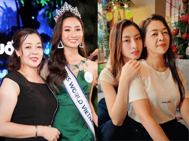 Lương Thùy Linh đăng quang Hoa hậu Thế giới Việt Nam 2019, nổi tiếng là người đẹp tài giỏi. Năm 2024, cô cho biết đang học lên tiến sĩ ở tuổi 24. Nhiều người cho rằng tài sắc của nàng hậu được thừa hưởng từ mẹ ruột. 