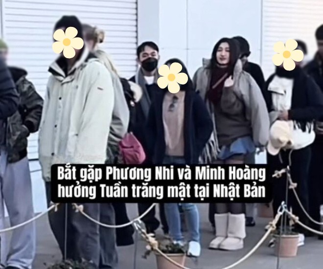 Phương Nhi và chồng thiếu gia bị bắt gặp khi đi du lịch tại Nhật Bản.