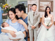 Giải trí - Ảnh ghép sao Việt "dậy sóng" MXH: Soobin Hoàng Sơn - Thanh Thủy bế con đầu lòng, Hoa hậu Thùy Tiên làm đám cưới