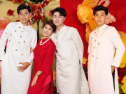 Giải trí - Kim Thư tạo dáng đón năm mới bên 2 con cao 1m9, quý tử đầu lòng rõ nét điển trai y hệt bố Phước Sang
