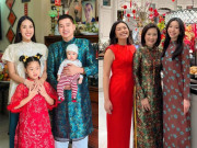 Giải trí - Quang Minh khoe con trai đích tôn là "bản sao" của bố với cả dòng họ, 2 con gái đón Tết bên mẹ Hồng Đào
