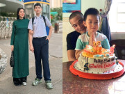 Giải trí - Con trai Quách Ngọc Ngoan cao 1m8 vẫn được mẹ Lê Phương dắt tay đến trường, quý tử điển trai vượt gen phụ huynh