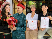 Giải trí - H'Hen Niê bí mật làm lễ ăn hỏi đậm chất người Ê Đê với chồng nhiếp ảnh gia: "Một gia đình nhỏ, một hạnh phúc to"