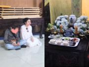 Giải trí - Vân Trang khóc khi dâng cơm đặt lên bàn thờ Quý Bình, đăng tâm thư: "Đâu ai biết lần gặp lúc đó là lần cuối"