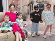 Giải trí - Phu nhân TGĐ tập đoàn nghìn tỷ đưa con đi du lịch sang chảnh, nhìn 2 nhóc tì đủ biết là "cậu ấm, cô chiêu"