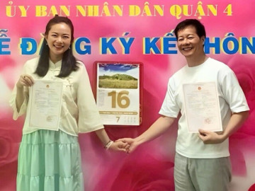 Phan Như Thảo - Đức An đăng ký kết hôn