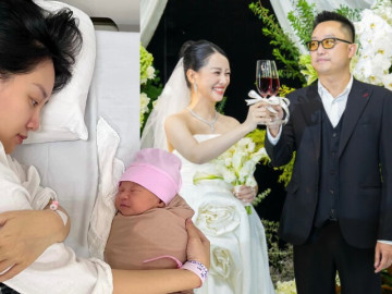 MC Quỳnh Chi đón con đầu lòng sau 3 tháng làm đám cưới, từng khó mang thai nay vỡ òa hạnh phúc ở tuổi 39