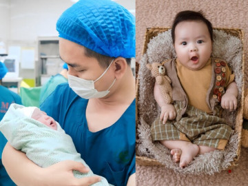 MC Hạnh Phúc đón quý tử trước ngày cận Tết, bật khóc vì vợ con chịu nhiều gian nan mà chỉ có thể giấu