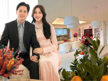 Nhà triệu USD của Đặng Thu Thảo ngập tràn sắc xuân