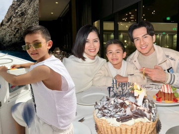 Con trai 8 tuổi là CEO của Đan Trường ăn sinh nhật cả tháng cùng mẹ đại gia, du lịch sang chảnh như đi chợ