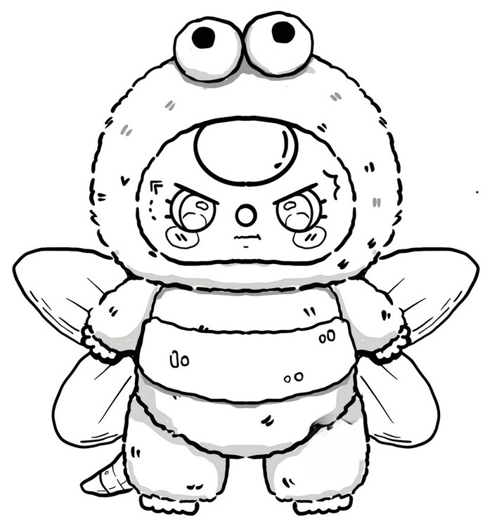 15 bức tranh tô màu Baby Three, cho bé thỏa sức sáng tạo ra nhiều phiên bản