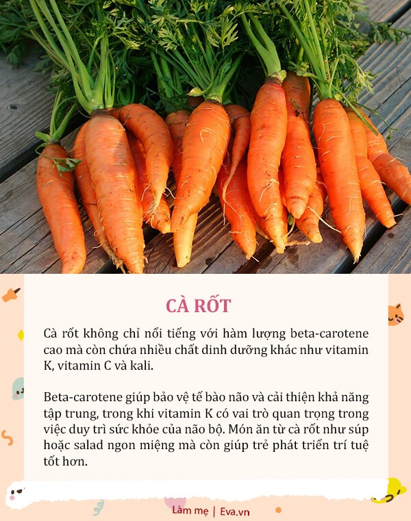 7 loại rau củ não bộ yêu thích nhất, cho trẻ ăn thêm giúp tăng IQ, học ít nhưng nhớ nhiều - 4