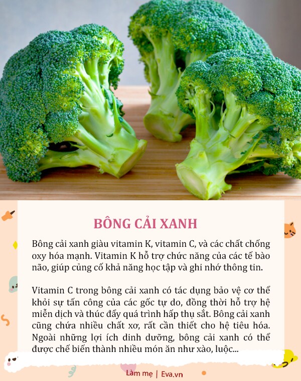 7 loại rau củ não bộ yêu thích nhất, cho trẻ ăn thêm giúp tăng IQ, học ít nhưng nhớ nhiều - 6