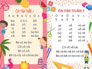 Nuôi con IQ EQ - 15 bài luyện đọc âm, vần, câu, đoạn đơn giản cho bé, vừa học vừa chơi cùng bố mẹ