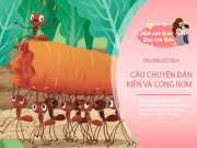 Nuôi con IQ EQ - Truyện cổ tích: Đàn kiến và cọng rơm