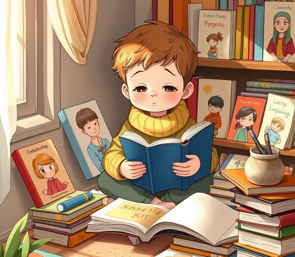 Khi có nhiều người xung quanh, trẻ thích trốn trong góc và làm mọi việc một mình.