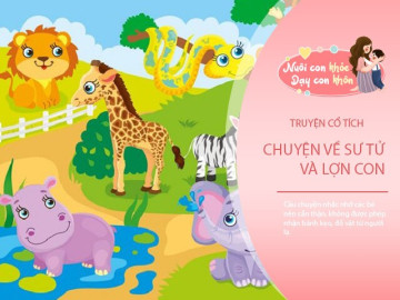 Truyện cổ tích: Sư tử và lợn con