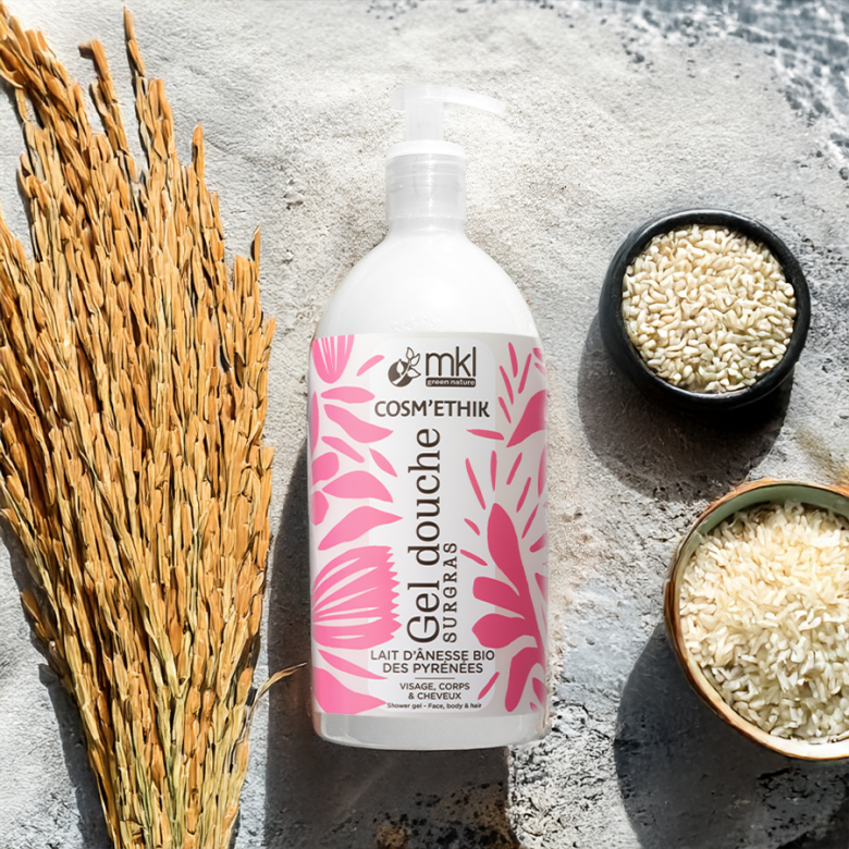 Sữa tắm giàu dưỡng chất MKL Green Nature Cosm’ethik Shower Gel Donkey’s Milk giúp làm dịu và nuôi dưỡng