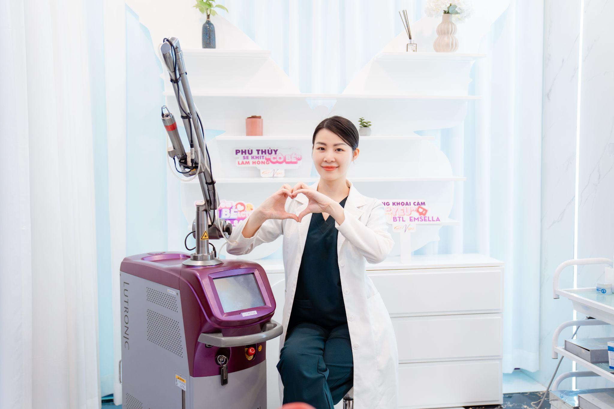 Công nghệ Laser Action 2 giúp se khít và làm hồng vùng kín, “nhũ hoa”