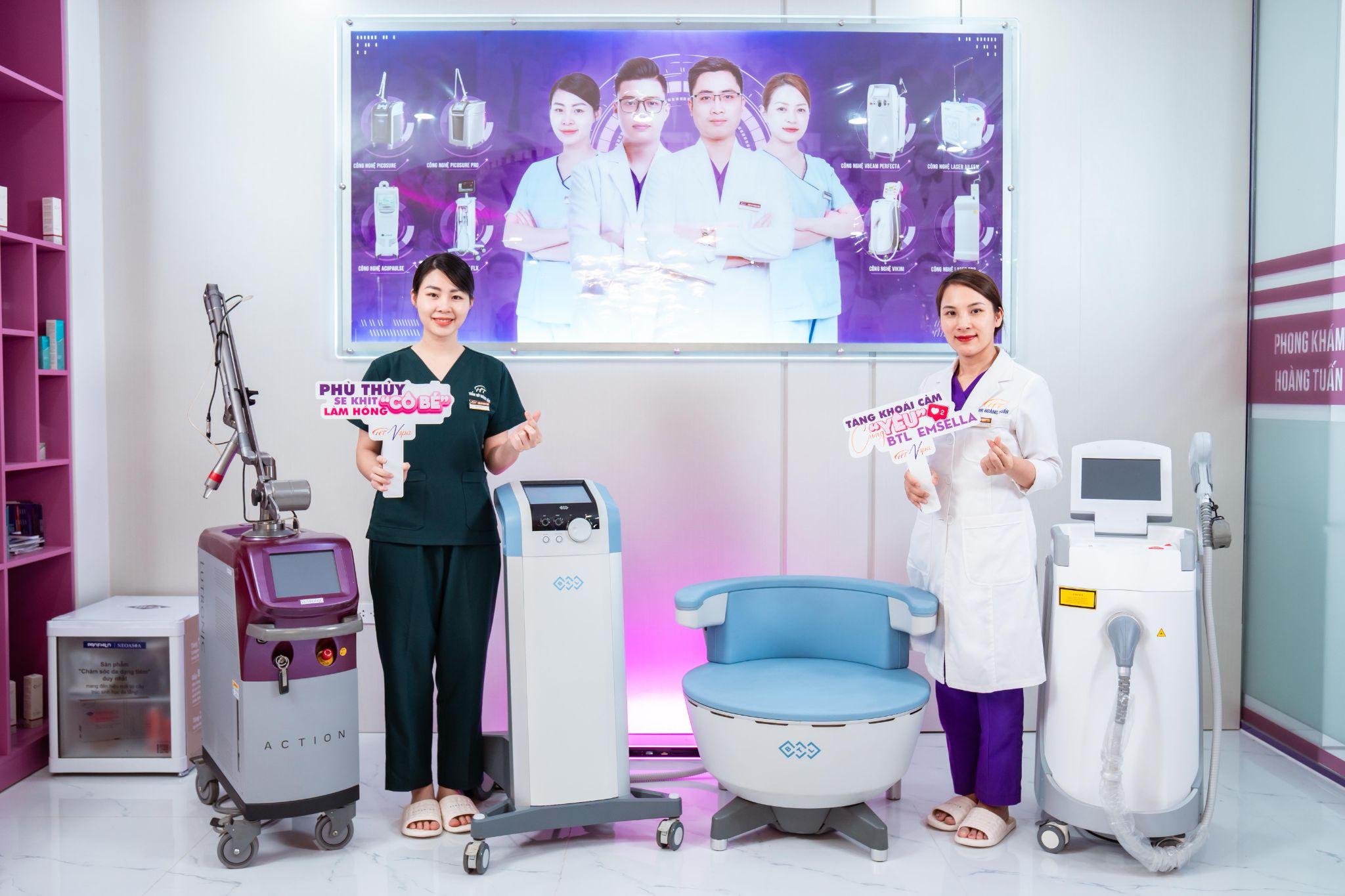 Đội ngũ chuyên gia cùng giàn công nghệ trẻ hóa vùng kín