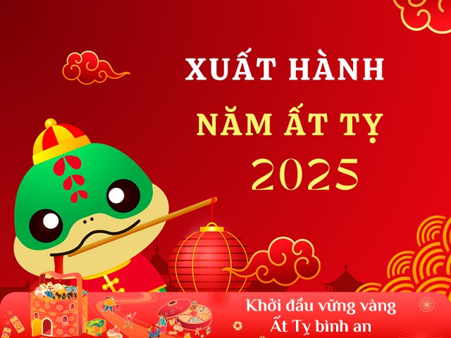Giờ xuất hành, hướng xuất hành tốt nhất ngày mùng 2 Tết Nguyên đán Ất Tỵ 2025 cho năm mới may mắn